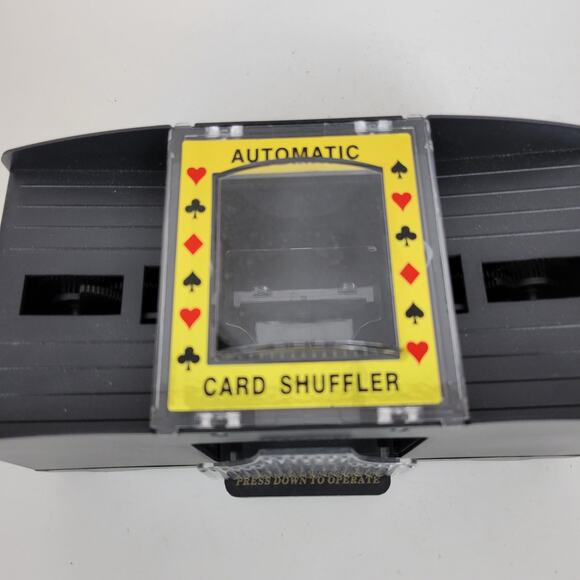 Automatic Poker Card Shuffle Machine Battery Operated Electric Shuffler 8" x 3" - Picture 2 of 11